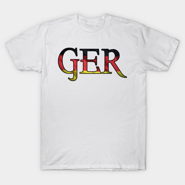 Germany German GER T-Shirt by Monstershirts